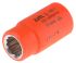 ITL Insulated Tools Ltd 1/2 in Drive 13mm Insulated Standard Socket, 12 point, VDE/1000V, 50 mm Overall Length