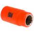 ITL Insulated Tools Ltd 1/2 in Drive 14mm Insulated Standard Socket, 12 point, VDE/1000V, 50 mm Overall Length
