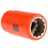 ITL Insulated Tools Ltd 18mm Bi-Hex Socket With 1/2 in Drive , Length 50 mm