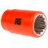 ITL Insulated Tools Ltd 1/2 in Drive 19mm Insulated Standard Socket, 12 point, VDE/1000V, 50 mm Overall Length