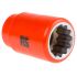 ITL Insulated Tools Ltd 1/2 in Drive 20mm Insulated Standard Socket, 12 point, VDE/1000V, 50 mm Overall Length