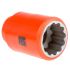 ITL Insulated Tools Ltd 1/2 in Drive 24mm Insulated Standard Socket, 12 point, VDE/1000V, 54 mm Overall Length