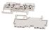 RS PRO Beige DIN Rail Terminal Block, 2.5mm², Spring Clamp Termination