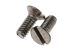 RS PRO Slot Countersunk A2 304 Stainless Steel Machine Screws DIN 963, M2x5mm