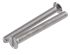 RS PRO Slot Countersunk A2 304 Stainless Steel Machine Screws DIN 963, M5x50mm