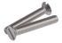 RS PRO Slot Countersunk A2 304 Stainless Steel Machine Screws DIN 963, M6x40mm