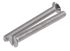 RS PRO Slot Countersunk A4 316 Stainless Steel Machine Screws DIN 963, M5x50mm