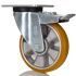 Tente Med bremse, drejelig Møbelhjul, belastning: 300kg, 125mm hjuldiameter