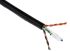 RS PRO Cat6 Ethernet Cable, U/UTP Shield, Black PE Sheath, 100m