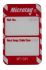 Brady White on Red Safety Prohibition Tag, English Language, 20 per Pack
