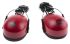 RS PRO Ear Defender with Helmet Attachment, 23dB, Red