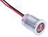 APEM Red Car Indicator Lamp, 12V dc, 14mm Mounting Hole Size, Lead Wires Termination, IP67