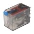 Hongfa Europe GMBH, 24V dc Coil Non-Latching Relay 4PDT, 5A Switching Current Chassis Mount, 4 Pole, HF18FH0244Z1D