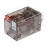 Hongfa Europe GMBH Plug In Power Relay, 24V ac Coil, 10A Switching Current, 3PDT