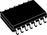 MOSFET kapu meghajtó L6386ED CMOS, TTL, 0,65 A, 17V, 14-tüskés, SOIC