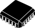 DAC AD557JPZ 8 bitů 1.25Msps, PLCC, počet kolíků: 20 rozhraní Paralelní