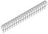 Samtec SS Series Straight Through Hole Mount PCB Socket, 20-Contact, 1-Row, 2.54mm Pitch, Solder Termination