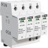 RS PRO 三相浪涌保护器, 电压保护1.25kV, 最大50kA, DIN导轨安装