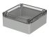 Bopla Euromas Series Grey Polycarbonate Enclosure, IP66, Flanged, Transparent Lid, 122 x 120 x 55mm