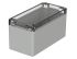 Bopla Euromas Series Grey Polycarbonate Enclosure, IP66, Flanged, Transparent Lid, 160 x 80 x 85mm