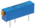Vishay 43P Series 20-Turn Through Hole Trimmer Resistor with Pin Terminations, 1MΩ ±10% 1/2W ±100ppm/°C Side Adjust