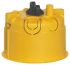 Legrand Batibox Yellow Plastic Back Box, NF, 1 Gangs, 67 x 50mm