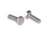 RS PRO Plain Stainless Steel Hex, Hex Bolt, M6 x 16mm