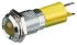 RS PRO 黄色LED面板指示灯, 24 → 36V 直流, 17mA, 14mm安装孔径