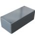 Rose Aluminium Standard Series Grey Die Cast Aluminium Enclosure, IP66, IK09, Grey Lid, 122 x 120 x 90mm