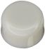 Copal Electronics White Push Button Cap for Use with CFPA Series, FP Series, SMAP Series