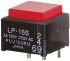 Nidec Components Illuminated Push Button Switch, Momentary, PCB, DPDT, Red LED