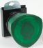 BACO Round Green Push Button Head - Stay Put, Series, 22mm Cutout
