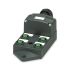 Phoenix Contact 14529 Series Sensor Hub, M12, 4 way, 4 port