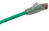 Molex Premise Networks Cat6 Male RJ45 to Male RJ45 Ethernet Cable, U/UTP, Green PVC Sheath, 1m