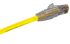 Molex Premise Networks Cat6 Male RJ45 to Male RJ45 Ethernet Cable, U/UTP, Yellow PVC Sheath, 1m