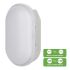 Bailey Electric & Electronics bv Oval LED Bulkhead Light, 4.5-7.5 W, 220 - 240 V, , Lamp Supplied, IP54, LED Bulkhead