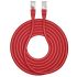 CAE GroupeCORD6ASF05, 5m Cat6a, Red RJ45 to Male RJ45 Male, S/FTP Shielded, Terminated LSZH Sheath