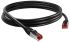 CAE GroupeCORD6ASF03, 3m Cat6a, Black RJ45 to Male RJ45 Male, S/FTP Shielded, Terminated LSZH Sheath