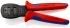 Knipex Hand Ratcheting Crimp Tool for D Sub HD 20 Contacts, D Sub HDE Contacts, 0.03 → 0.56mm² Wire