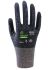GUYARD GUYARD SAS Black, White Elastane, Nylon, Polyethylene, Spandex, Steel Cut Resistant Work Gloves, Size 11,