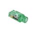Idec Illuminated Miniature Push Button Switch, 16.2mm Cutout, Green LED, 250V, IP40, IP65