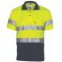 DNC 3911 Navy/Yellow Unisex Hi Vis Polo Shirt