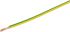 Prysmian 6491X Series Green/Yellow 10 mm² Hook Up Wire, 7/1.35 mm, 50m