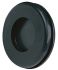 Richco Black PVC 19mm Cable Grommet for Maximum of 15.9mm Cable Dia.