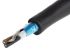 Alpha Wire Xtra-Guard 2 Control Cable, 2 Cores, 0.81 mm², Screened, 30m, Black PE Sheath, 18 AWG
