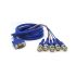 Van Damme Male VGA to Male BNC x 5 Cable, 5m