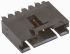 TE Connectivity AMPMODU MTE Series Straight Through Hole PCB Header, 7 Contact(s), 2.54mm Pitch, 1 Row(s), Shrouded
