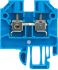 Weidmuller SAK Series Blue Feed Through Terminal Block, 2.5mm², ATEX