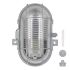 RoBust Bulkhead E27 Oval S Grey IP44