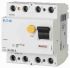 Eaton RCD/FI-Schalter, 3P+N-polig, 100A, Empfindlichkeit 500mA, Typ A, für DIN-Schienen